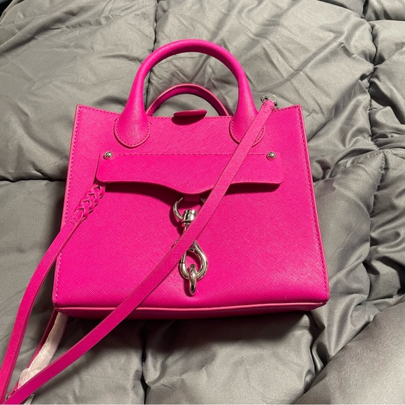 NWT Rebecca Minkoff Mini bag in Fuschia New without tags - Picture 2 of 8